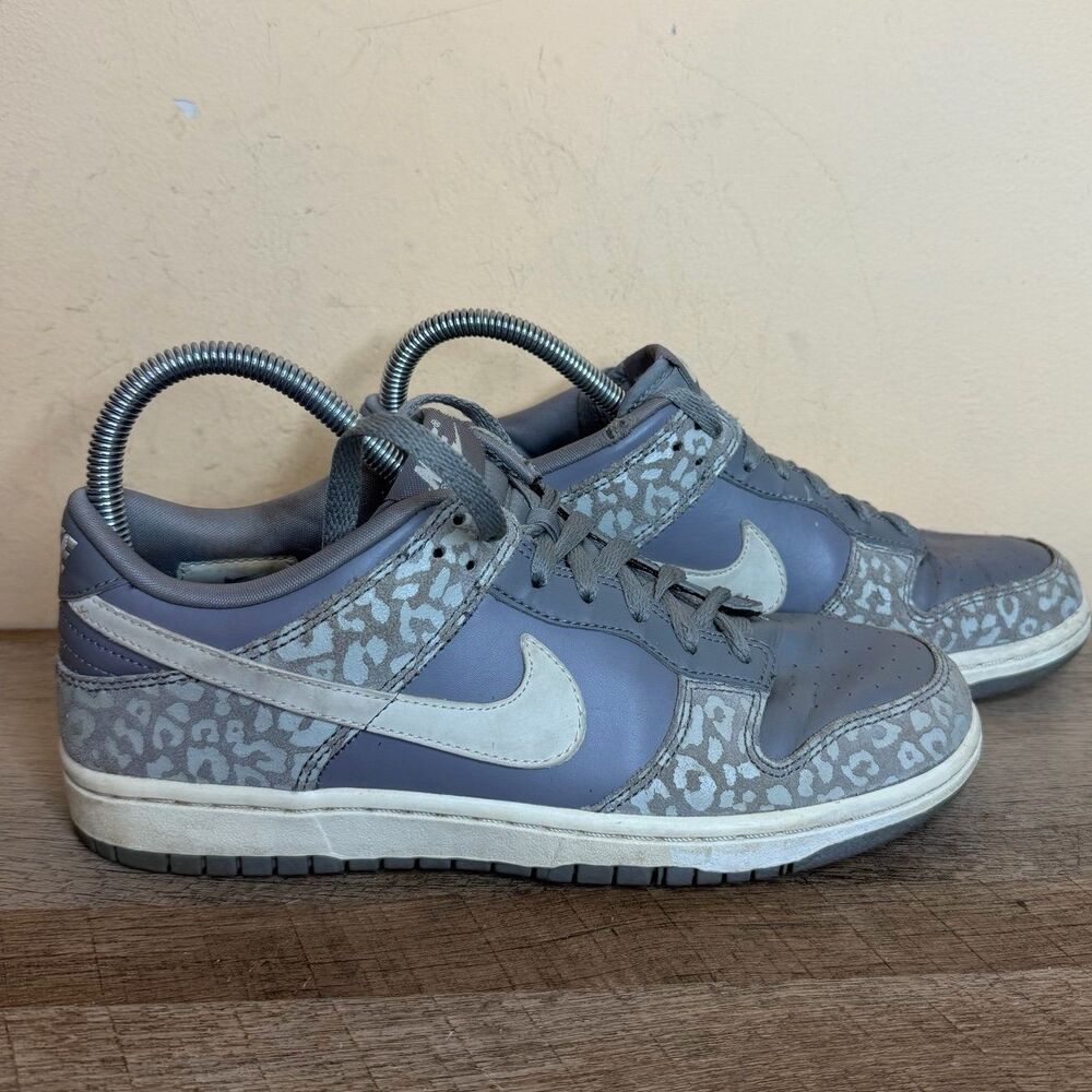 Nike Women's Dunk Low Skinny 'Leopard' size 8 shoes sneakers